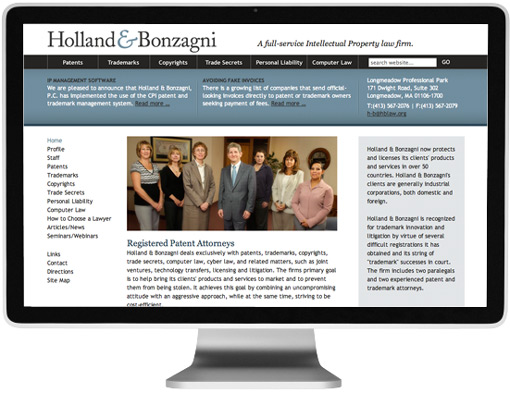 Holland & Bonzagni New Website