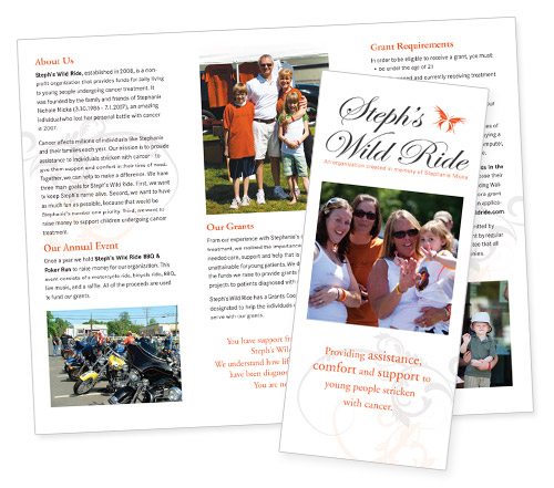 Steph's Wild Ride Brochure