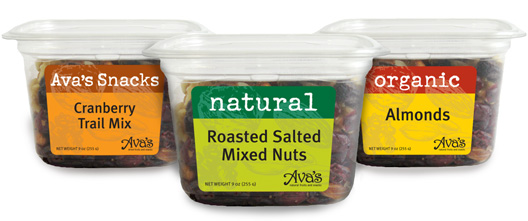 Ava's Snacks Packaging