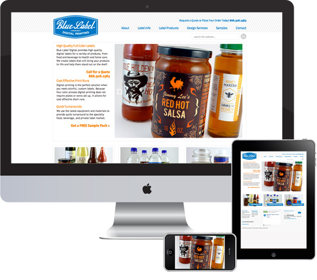 Blue Label Digital Website