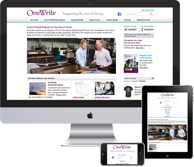 New One Write Company Website